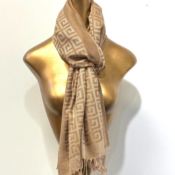 💖💖NEW ARRIVAL!  Luxury Pashmina Style Fall Scarf Gold - Picture 1 of 2